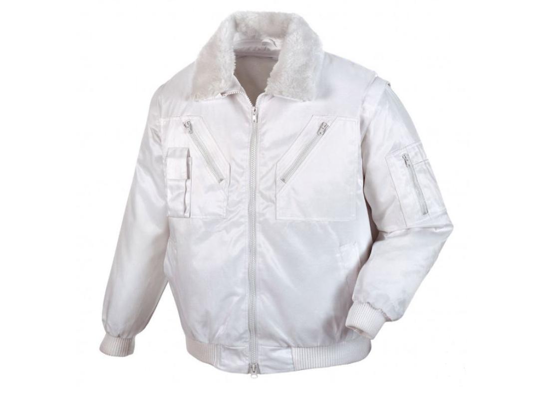 Pilotenjacke 4-in-1 weiß