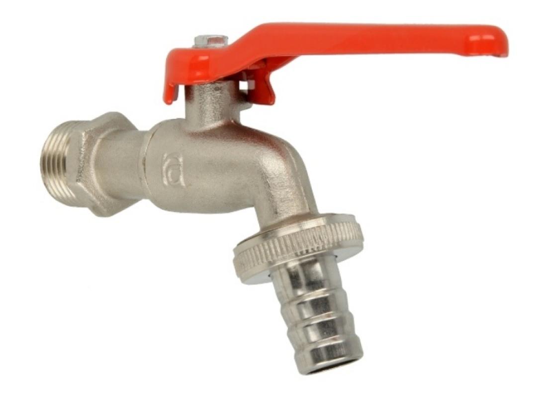 Kugel-Auslaufventil vern. 1/2