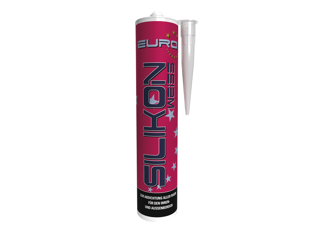 EURO Silikon Dichtstoff 300 ml transparent