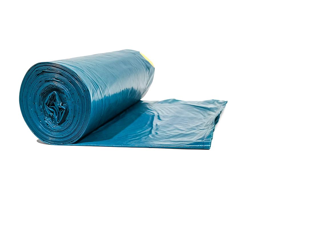 Müllsäcke blau 70 x 110 cm 10 Stück /Rolle, Typ 85, 120L